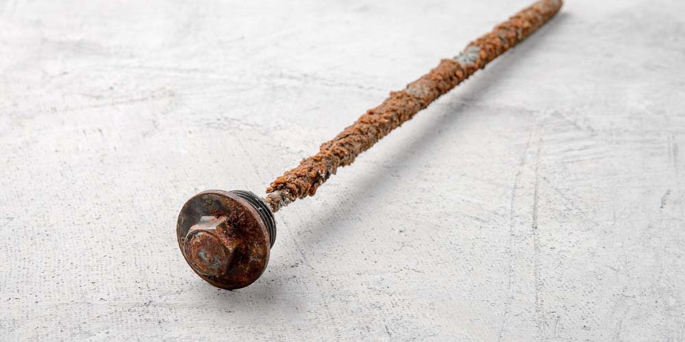 corroded anode rod